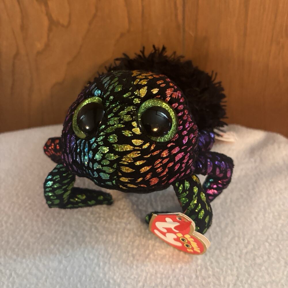 TY Beanie Boos Leggz The Spider plush toy New With Tags Stuffed Animal